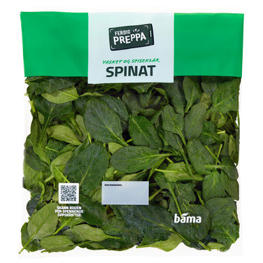 Spinat Vasket 200g Ferdig Preppa