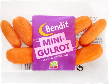 Minigulrot Vasket 60g Bendit