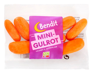 Minigulrot Vasket 60g Bendit