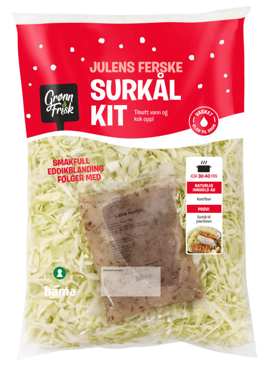 Surkål Kit 950g Grønn&Frisk