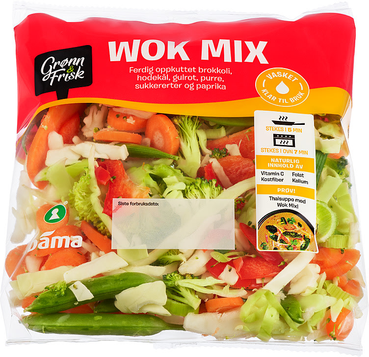 Wok Mix 300g Grønn&Frisk