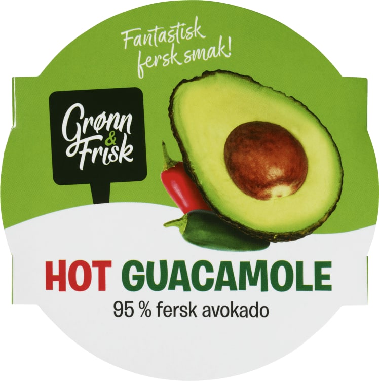 Guacamole Hot 150g Grønn&Frisk