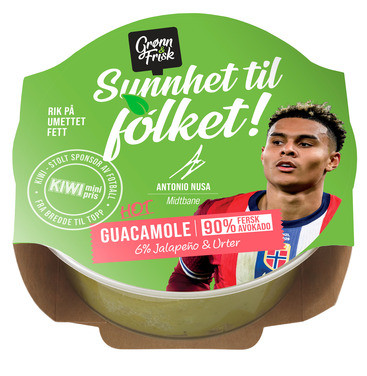Guacamole Hot 150g Grønn & Frisk Vm
