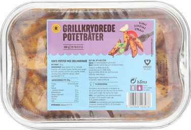 Grillkrydrede Potetbåter 300g R Grill