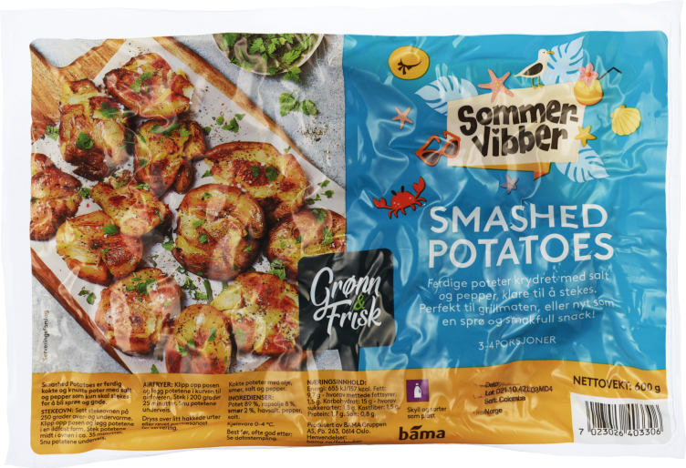 Smashed Potatoes 600g Sommervibber