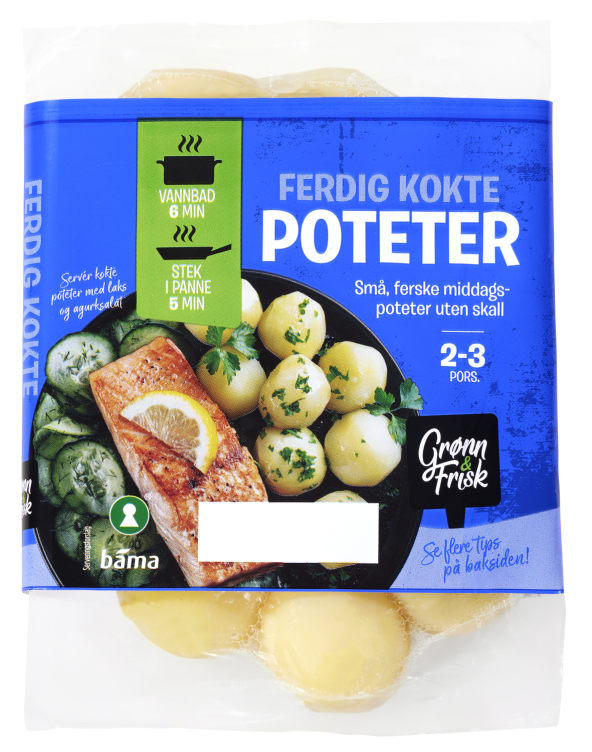 Poteter Kokte u/Skall 375g Grønn&Frisk