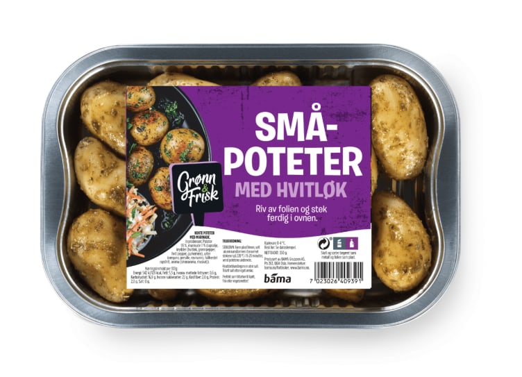 Småpoteter m/Hvitløk 350g Grønn&Frisk