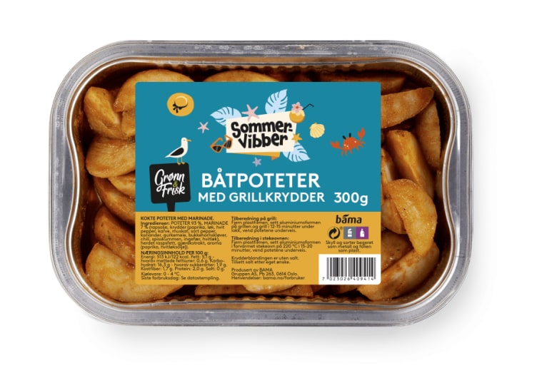 Båtpoteter Krydret 300g Sommervibber