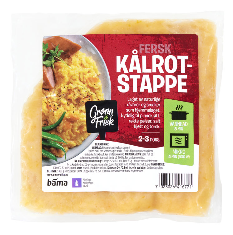 Kålrotstappe 400g Grønn&Frisk