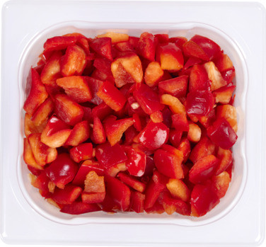 Paprika Rød Ternet 700g 1/6 Gn Salatbar Bama