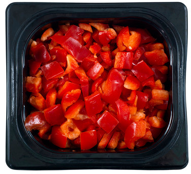 Paprika Rød Ternet 700g 1/6 Gn Salatbar Bama
