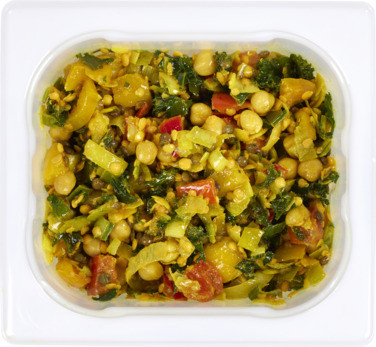 Kikert- og Linsesalat 800g 1/6gn Bama Salatbar