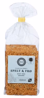 Speltknekkebrød Frø, 200 g