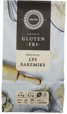 Helios Lys Bakemiks 600g Økologisk Glutenfri