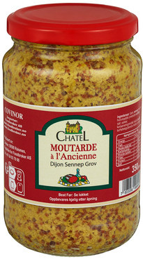 Dijonsennep Grov Chatel 350g