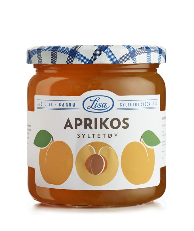 Aprikossyltetøy 420g Lisa