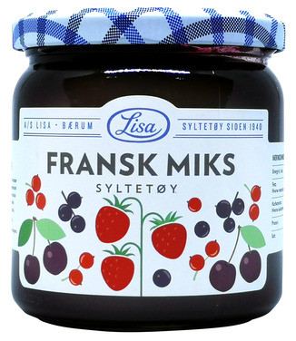 Fransk Miks Syltetøy 420g Lisa
