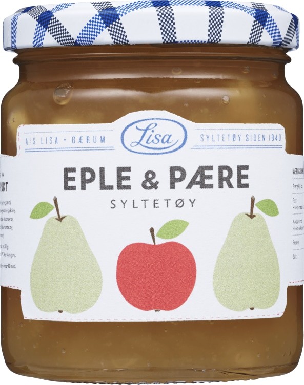 Eple&Pæresyltetøy 250g Lisa