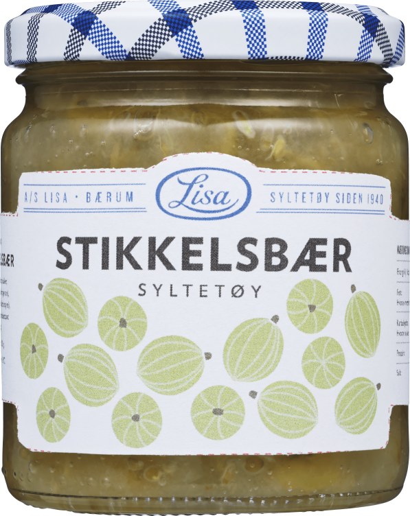 Stikkelsbær Syltetøy 250g Lisa
