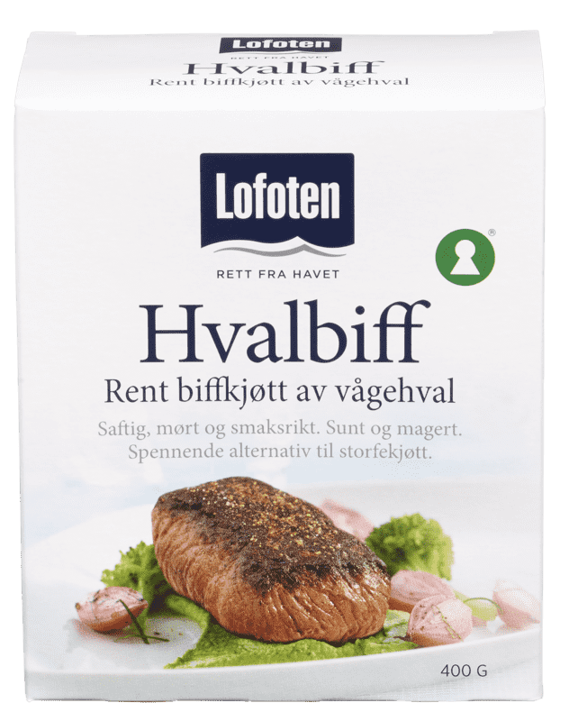 Lofoten Hvalbiff Frossen 400g