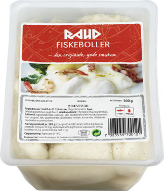 Fiskeboller 500g Raud