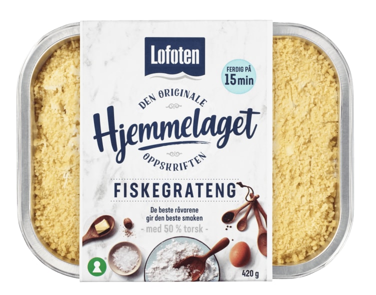 Fiskegrateng Hjemmelaget 420g Lofoten