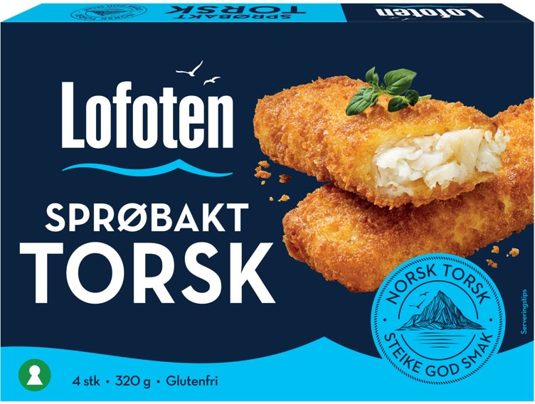 Torsk Sprøbakt 320g Lofoten