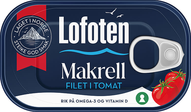 Makrell i Tomat Original 110g Lofoten