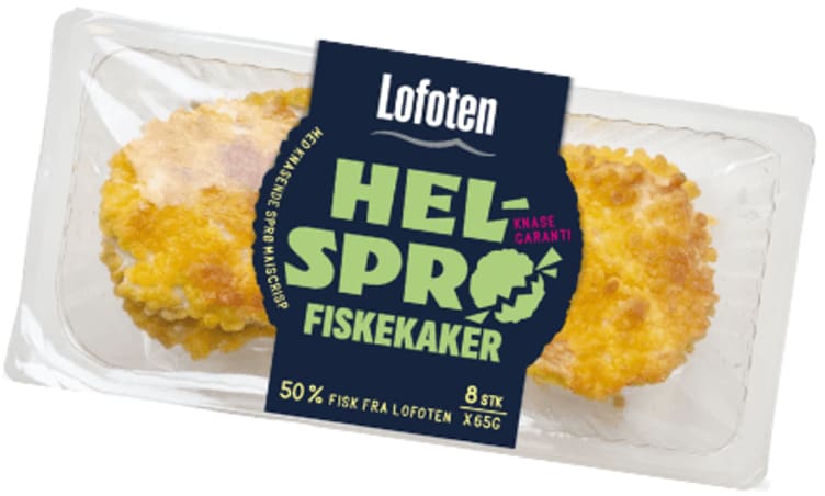 Fiskekaker Helsprø 500g Lofoten