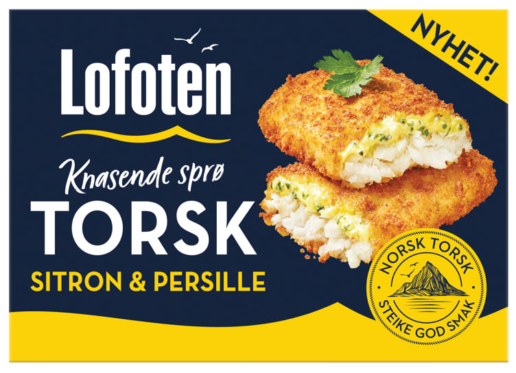 Sprø Torsk Sitron/Persille 270g Lofoten