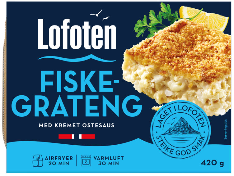 Fiskegrateng 420g Frys Lofoten