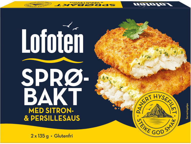 Sprø Hyse Sitron/Persille 270g Lofoten