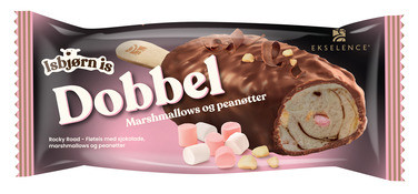 Ekselence Dobbel Marshmallows og Peanøtter