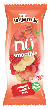 Nü Smoothie Jordbær Banan & Eple