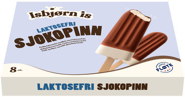 Laktosefri Sjokopinn 8 stk