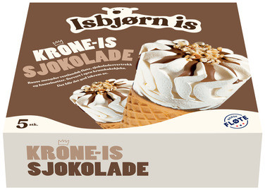 Krone-is Sjokolade