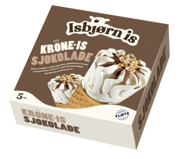 Krone-is Sjokolade