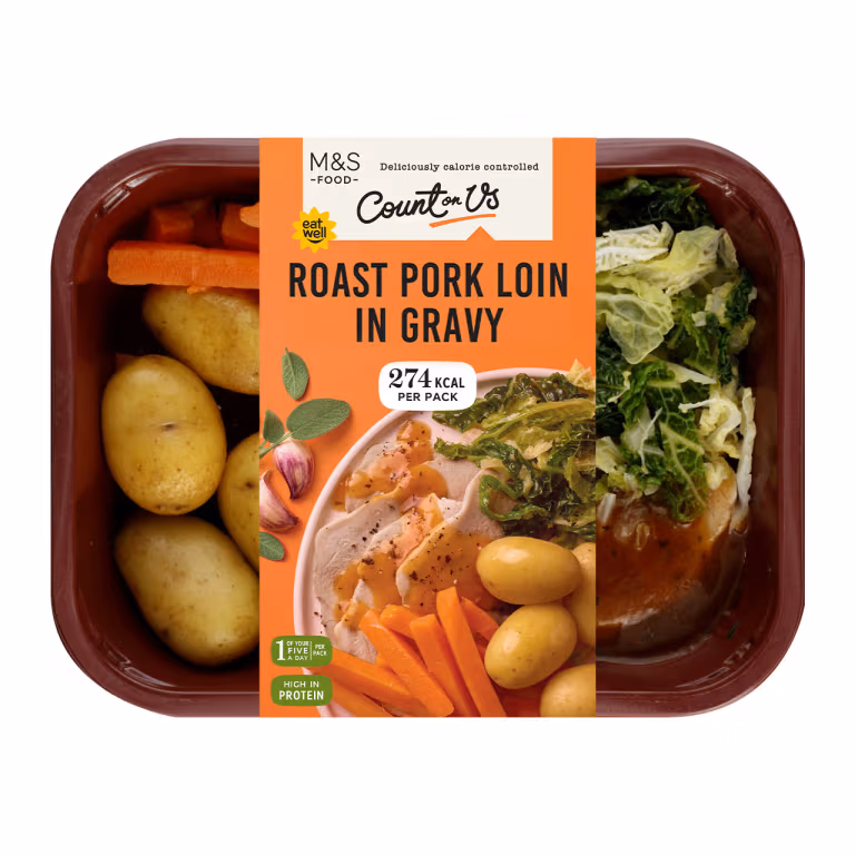 M&S Roast Pork Loin in Gravy