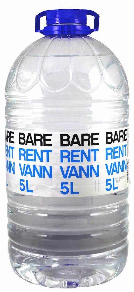 Bare Rent Vann 5 l