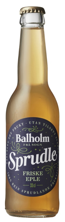 Sprudle Eple 0,33l flaske Balholm