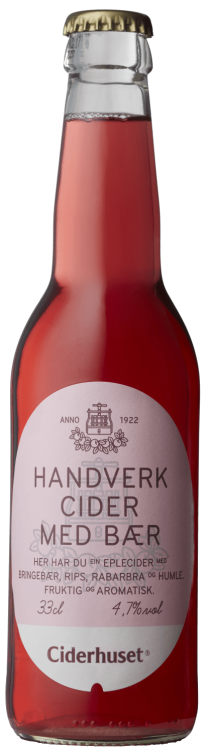 Handverkcider Bær 0,33l flaske Balholm