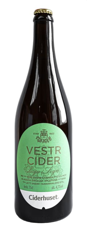 Vestr Cider Eple 0,75l flaske Ciderhuset