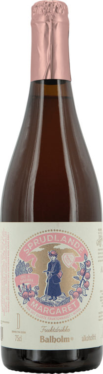 Margaret Sprudlande 0,75l flaske Balholm