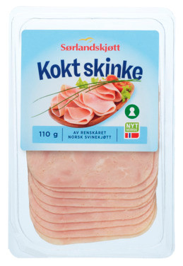 Kokt Skinke Firkantet 110g