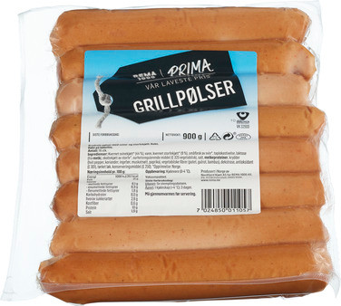 Prima Grillpølse 900g