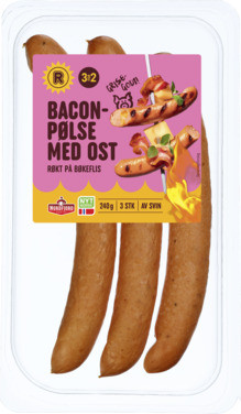 Bacon, Pepper & Cheese Hot Dog 240