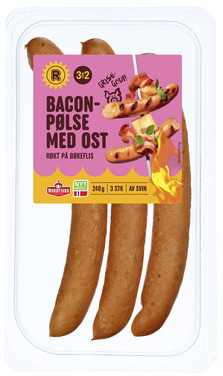 Bacon, Pepper & Cheese Hot Dog 240