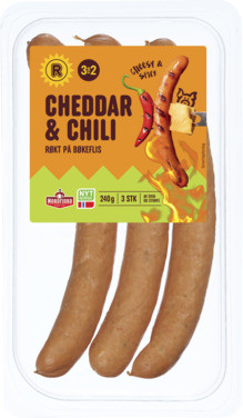 Chili & Cheddar Hot Dog 240g