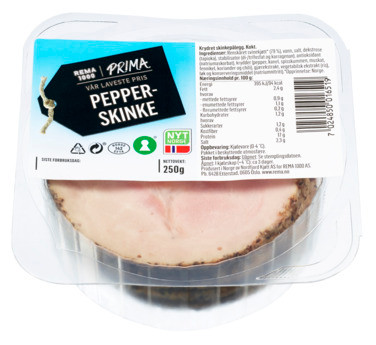 Prima Pepperskinke 250g