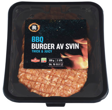 Svineburger Bbq 320g